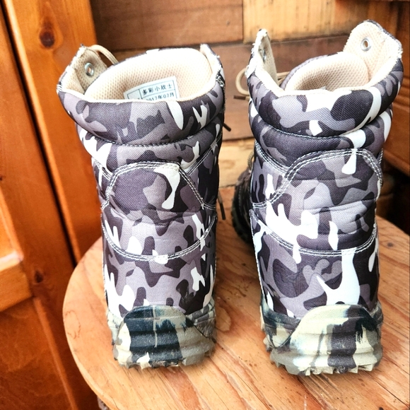 MILITARY & TACTICAL HIKING CAMO HUNTING BOOTS MENS-LIGHTWEIGHT - Picture 5 of 7